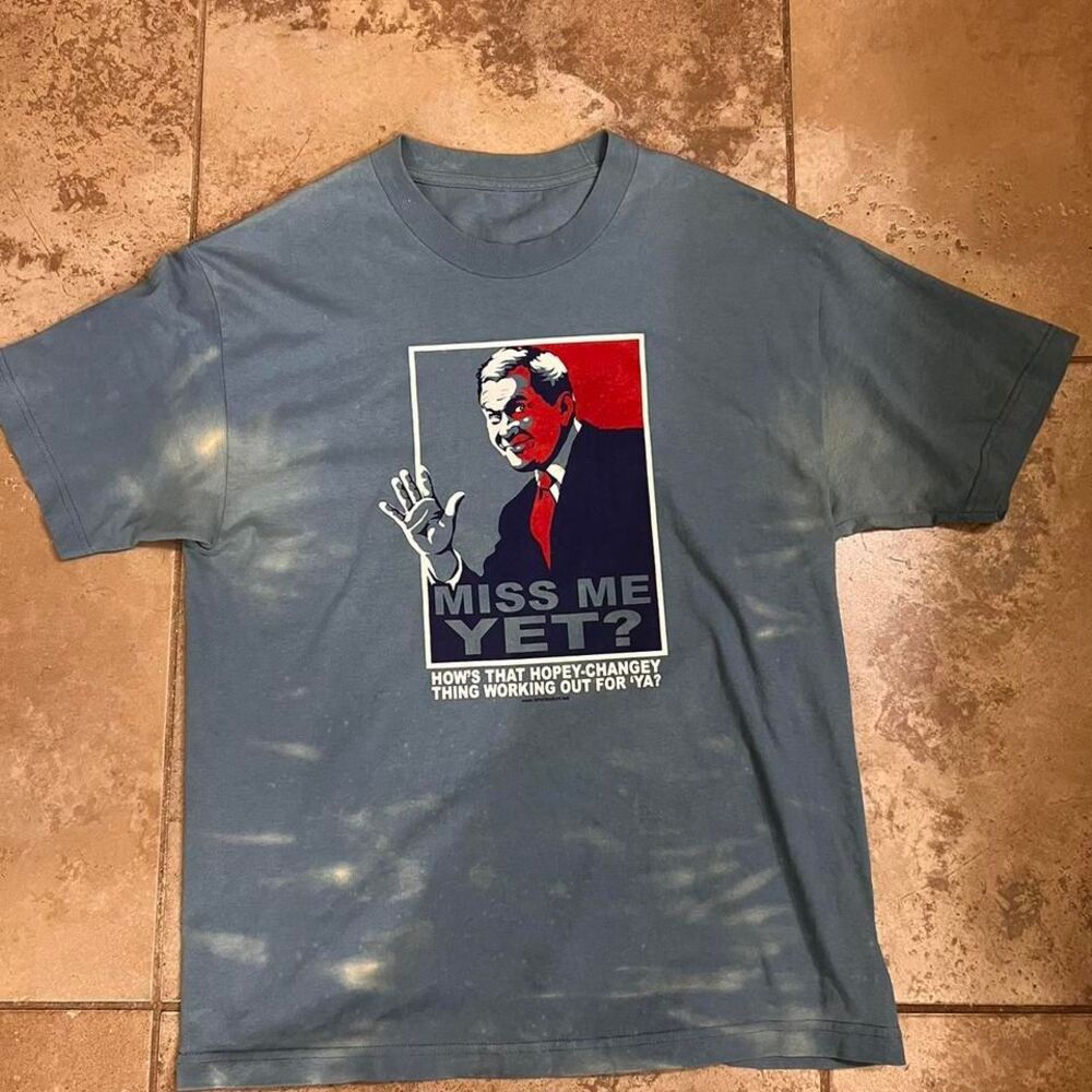 "Miss Me Yet" Distressed Tee.